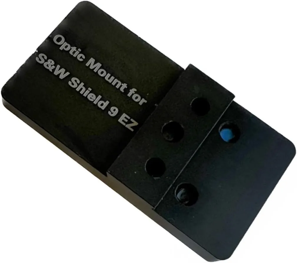 ADE Optic Mounting Plate for SW MP 9 Shield, Shield EZ 30 Super Carry Pistols - Compatible with Holosun 407K/507K, Sig Romeo Zero, RMS, ADE Spike/Nuwa/Apollo, CT1550 Red Dot