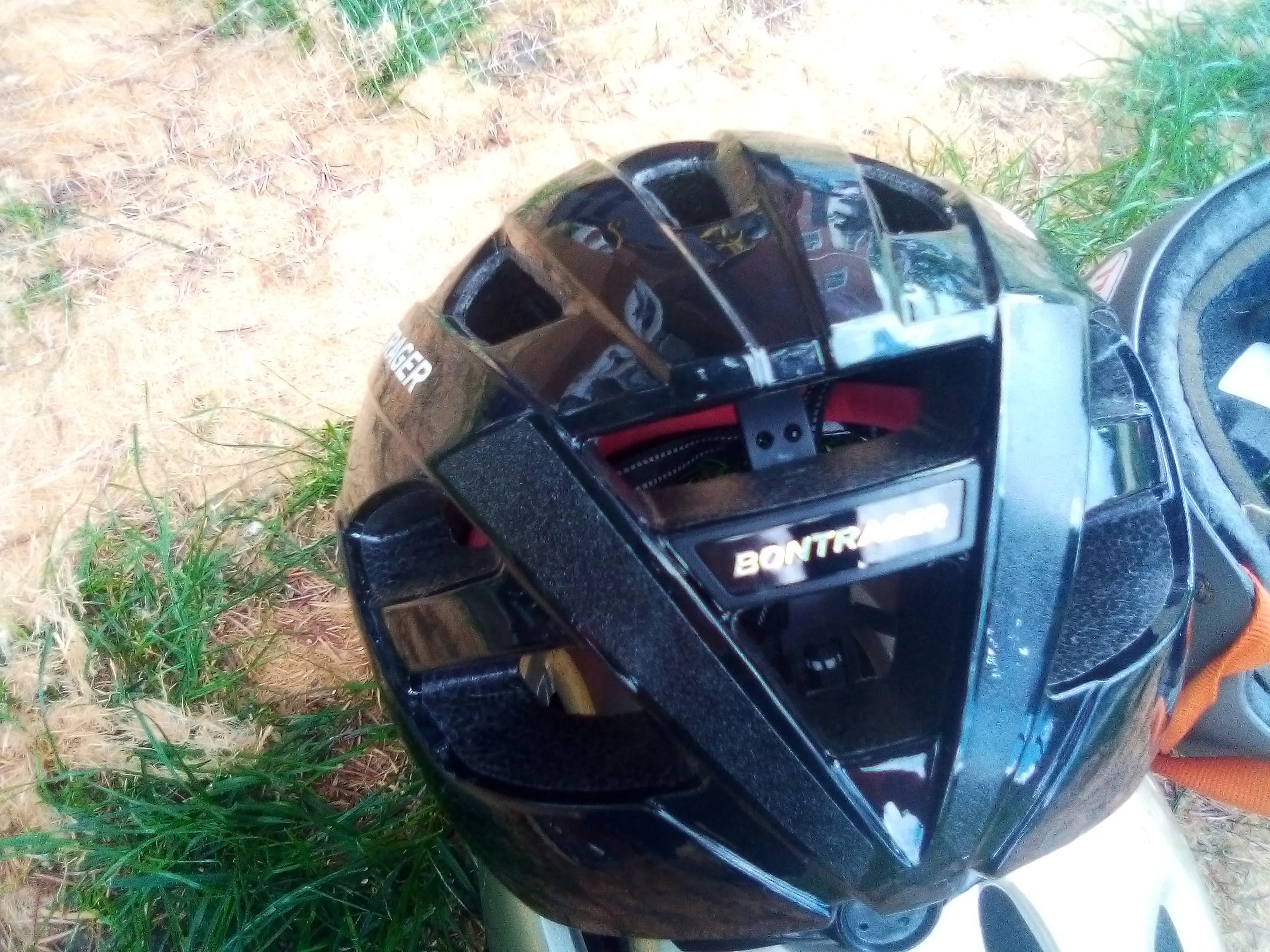 Bontrager Bicycle Helmet with Visor for Mountain/Road Bikes Used