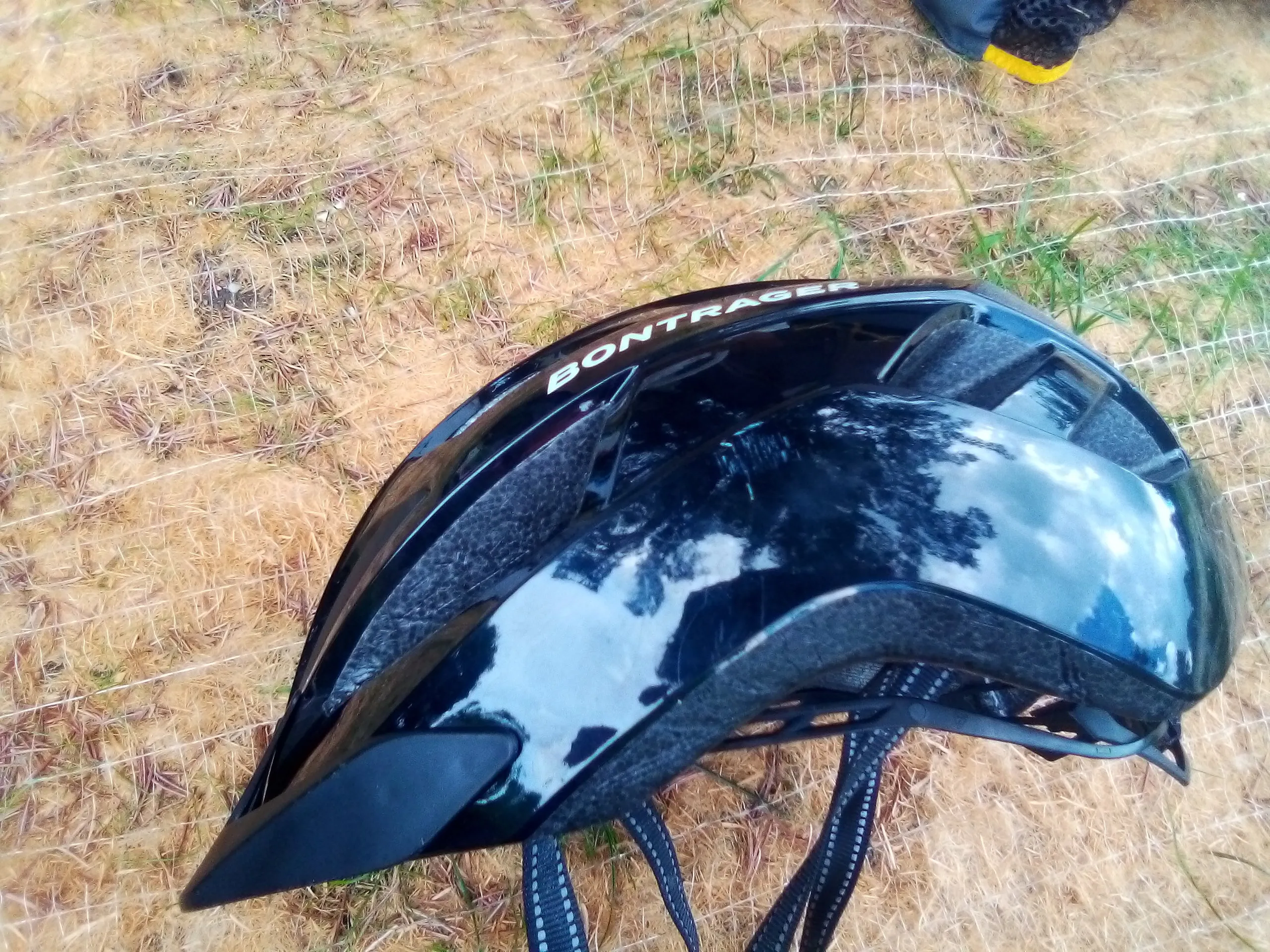 Bontrager Bicycle Helmet with Visor for Mountain/Road Bikes Used