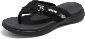 DREAM PAIRS Women's Arch Support Flip Flops Comfortable Thong Sandals