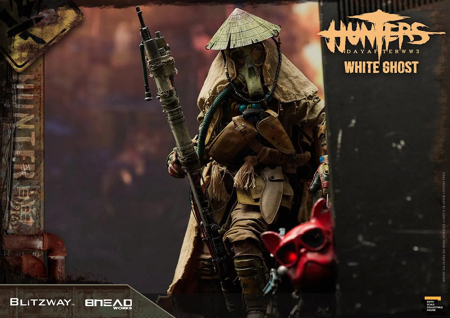 HUNTERS: Day After WWIII - White Ghost 1/6 Scale Action Figure