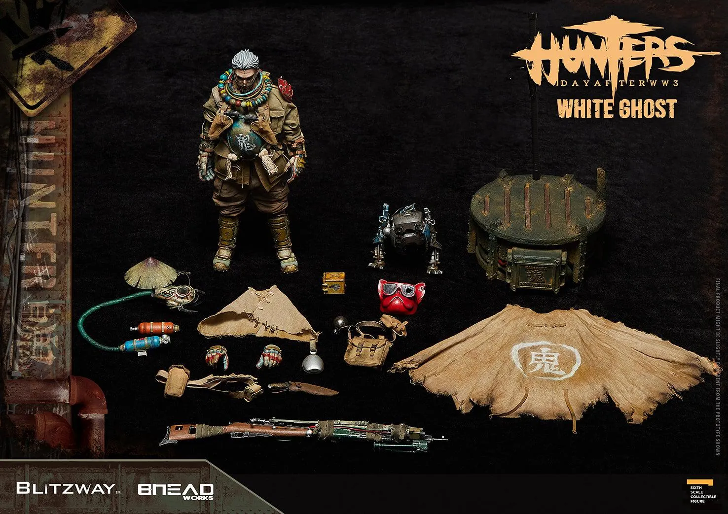 HUNTERS: Day After WWIII - White Ghost 1/6 Scale Action Figure