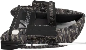 Inflatable Boat, Inflatable Fishing Boat, Portable Boat Raft Kayak with Accessories Pole Holders Cushions Grab Line Outdoor Fishing Boat for Adults, Kids Outdoor Fishing Boat (Camouflage)
