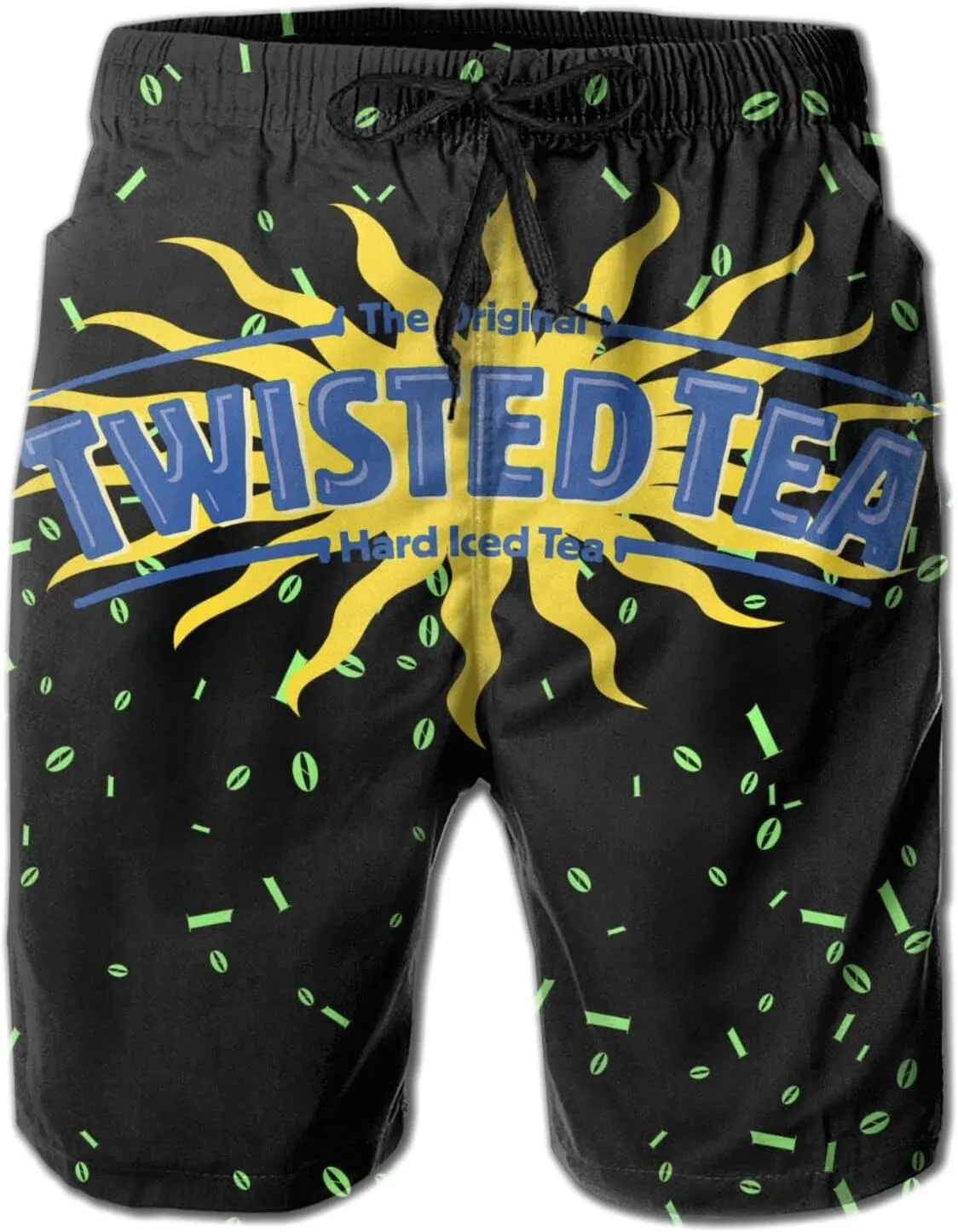 T-Wisted T-Ea Mens Swim Trunks Casual Beach Shorts Quick Dry Summer Boardshorts with Pockets Surf Short Board