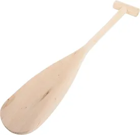 Wooden Canoe Paddle for Boys and Girls 19.5 Inch Boys and Girls Wood Oar Comfortable Grip for Beginners and Professionals
